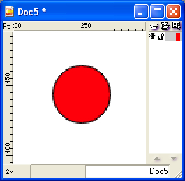Microsoft Expression Graphic Designer: круг